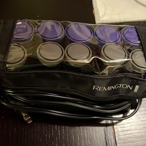 Remington compact hot rollers with storage travel case